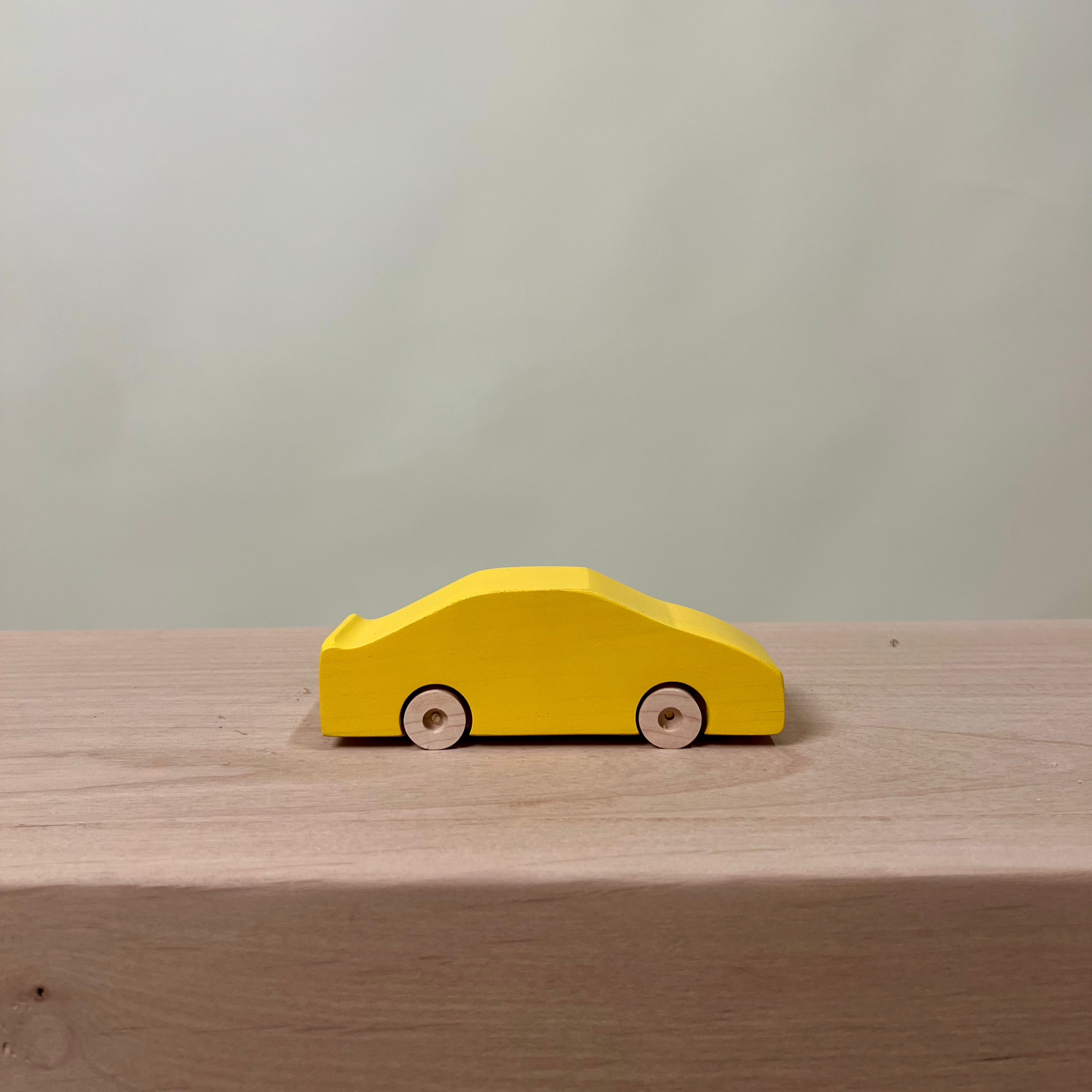 Sandpaper Yellow Car