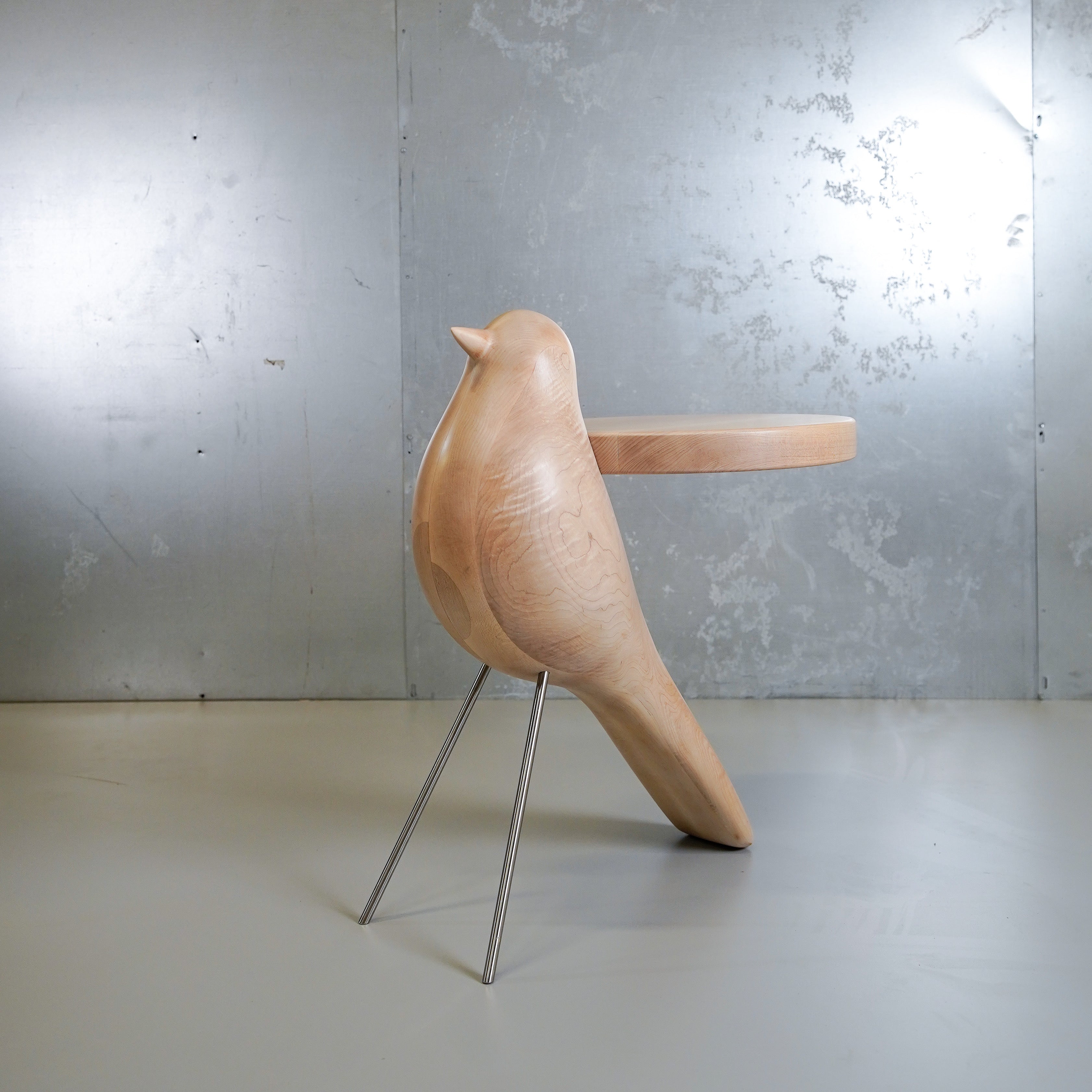 Eyerie bird end table
