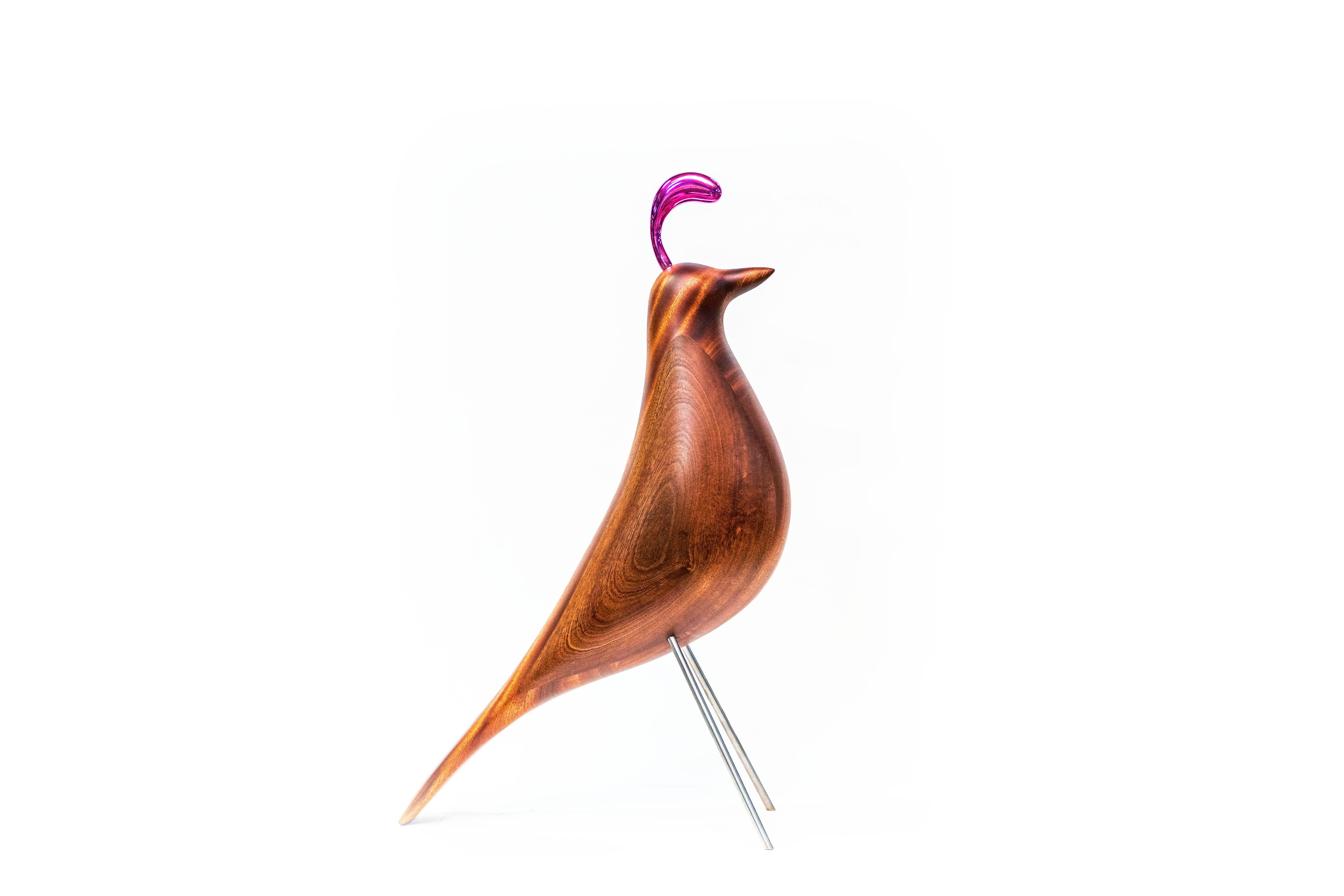 COVEY BIRD 320 - Chrome Pink Plume